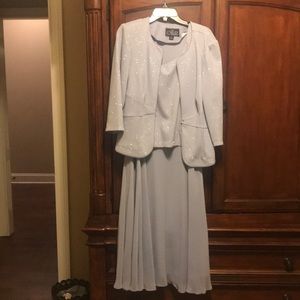 2 piece formal dress